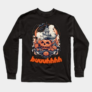 Buuhhhh-Halloween Haunt Long Sleeve T-Shirt